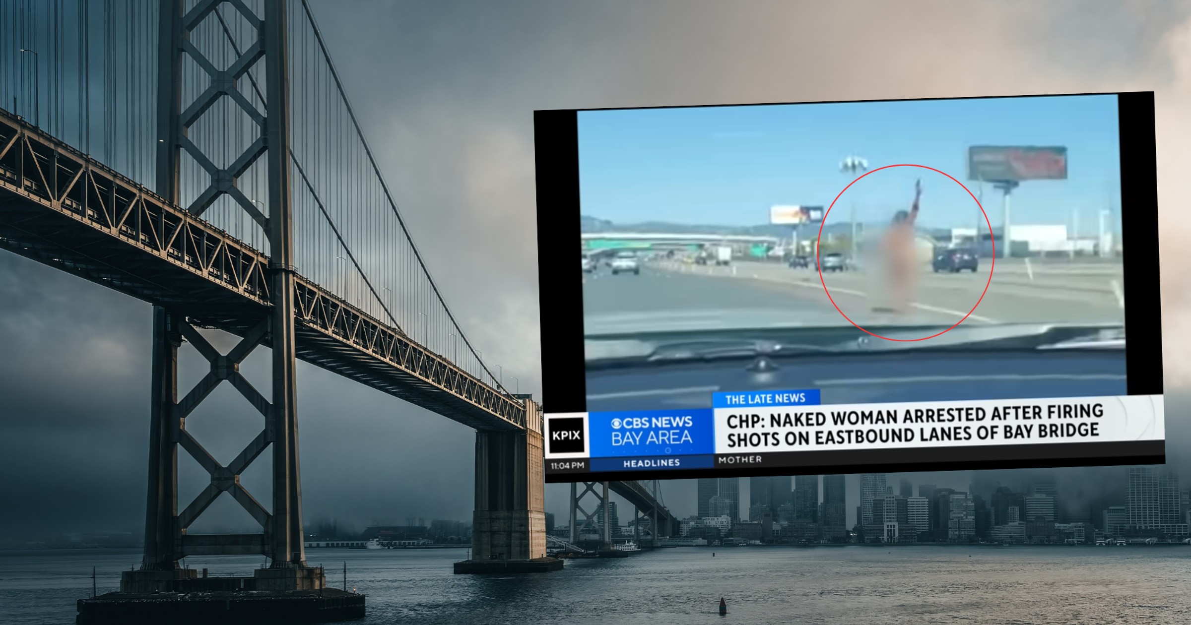 San Francisco - Oakland Bay Bridge (fot. youtube.com/@cbssf)