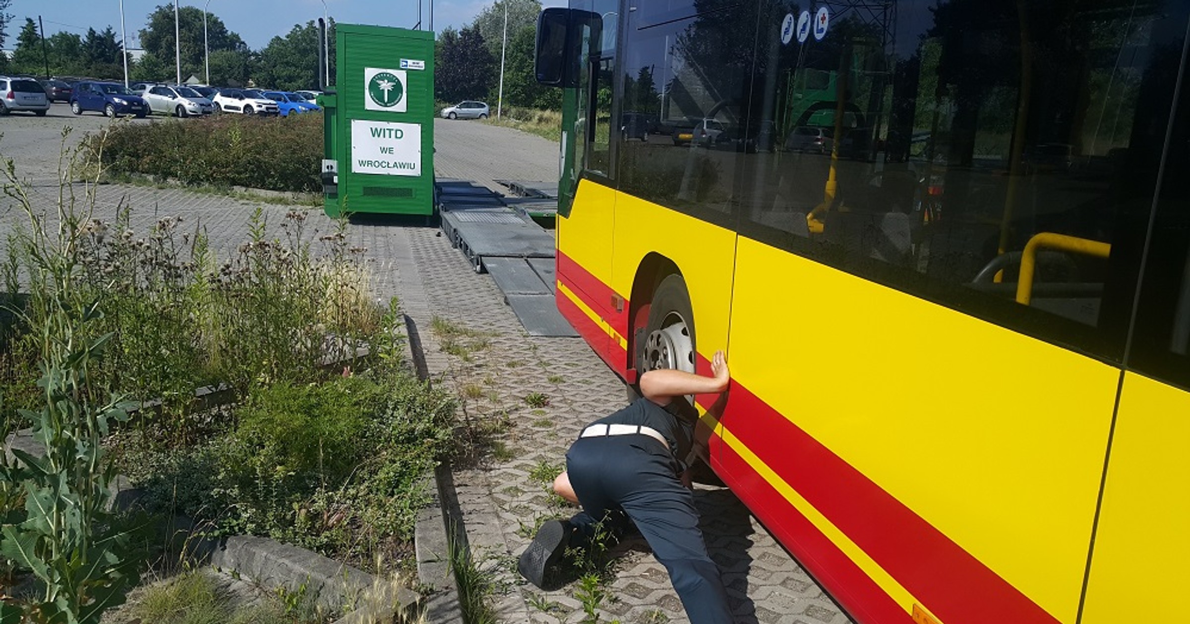 Kontrola autobusów miejskich we Wrocławiu
