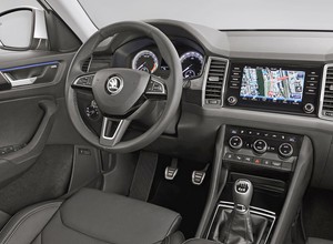 Skoda Kodiaq - mamy już zdjęcia wnętrza
