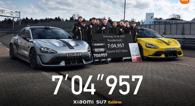 Xiaomi pobiło rekord na Nurburgringu. SU7 Ultra był szybszy niż Rimac Nevera