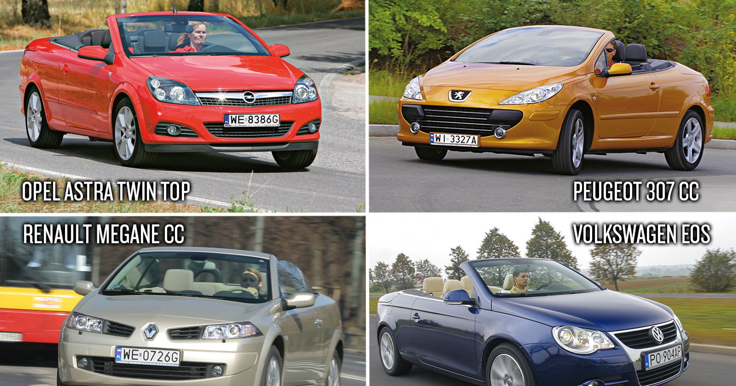 Coupe-cabrio z drugiej ręki