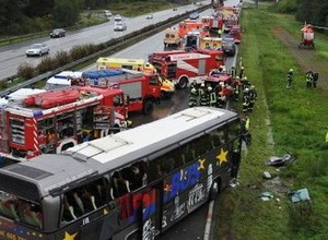 Tragiczny wypadek polskiego autokaru pod Berlinem
