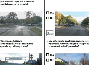 Test próbny na prawo jazdy - zestaw 5