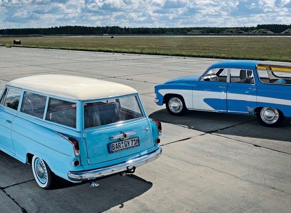 Borgward Isabella Combi kontra Wartburg Camping - do sportu i rekreacji