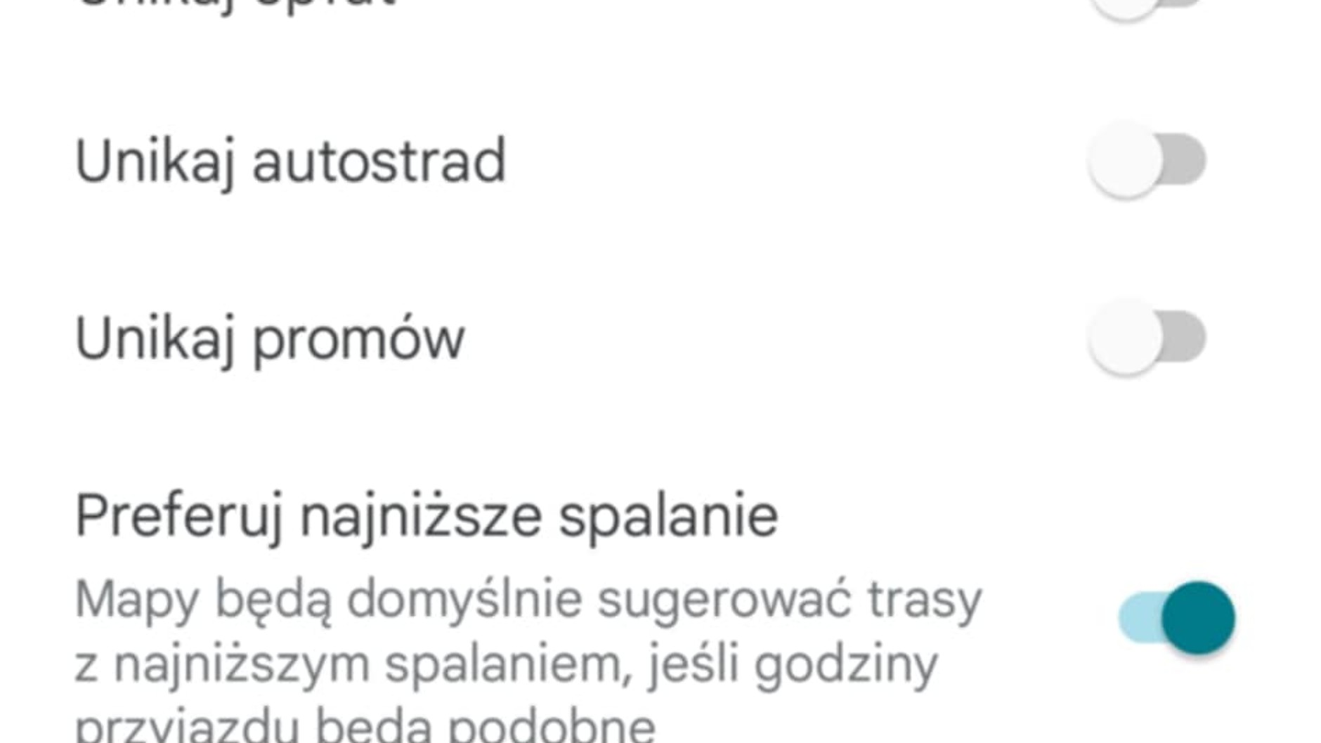 Google Maps - jak dostosować trasę?