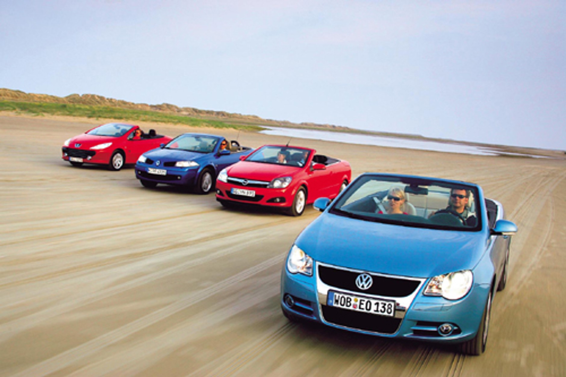 VW Eos, Opel Astra Twin Top, Peugeot 307 CC, Renault Megane Coupe Cabrio - Nie kryjmy się przed słońcem!