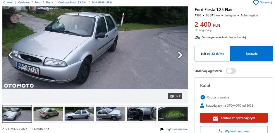 Ford Fiesta Otomoto