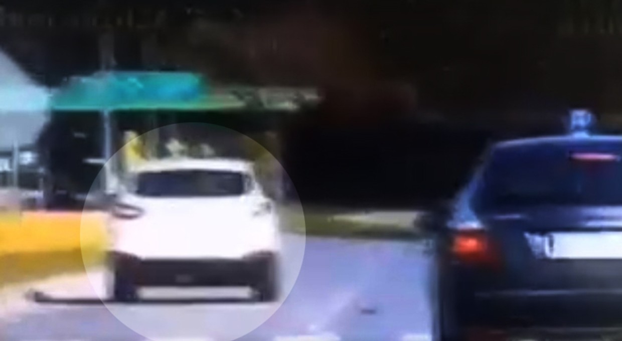 Nie ustąpił pierwszeństwa pieszemu. Jechał za nim radiowóz z wideorejestratorem