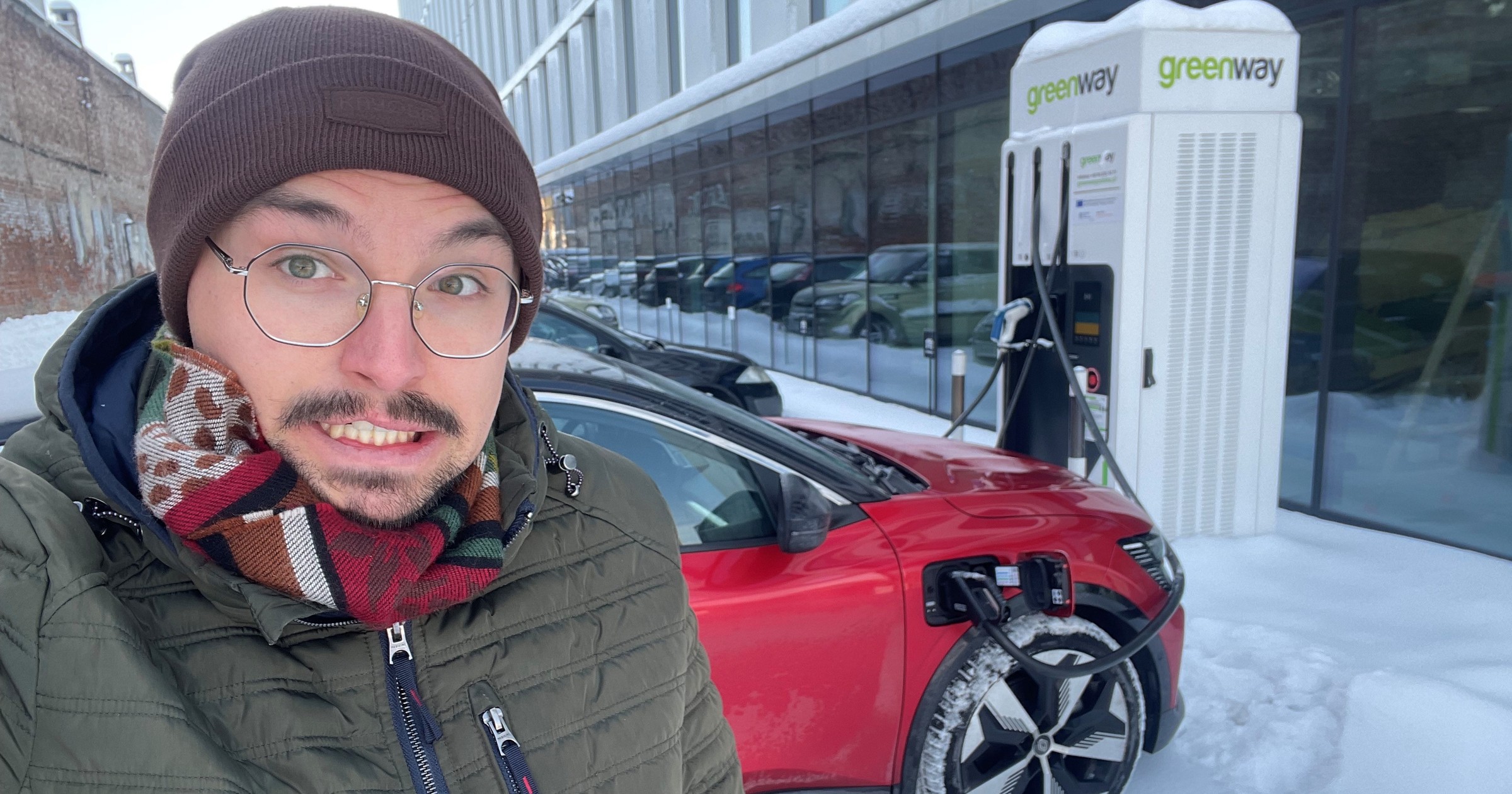 Jechałem rozładowanym "elektrykiem". Mróz ukradł mi prąd