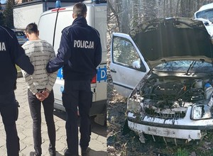 Prowadził, mając aż trzy promile. W rozbitym aucie zostawił 4-letniego syna