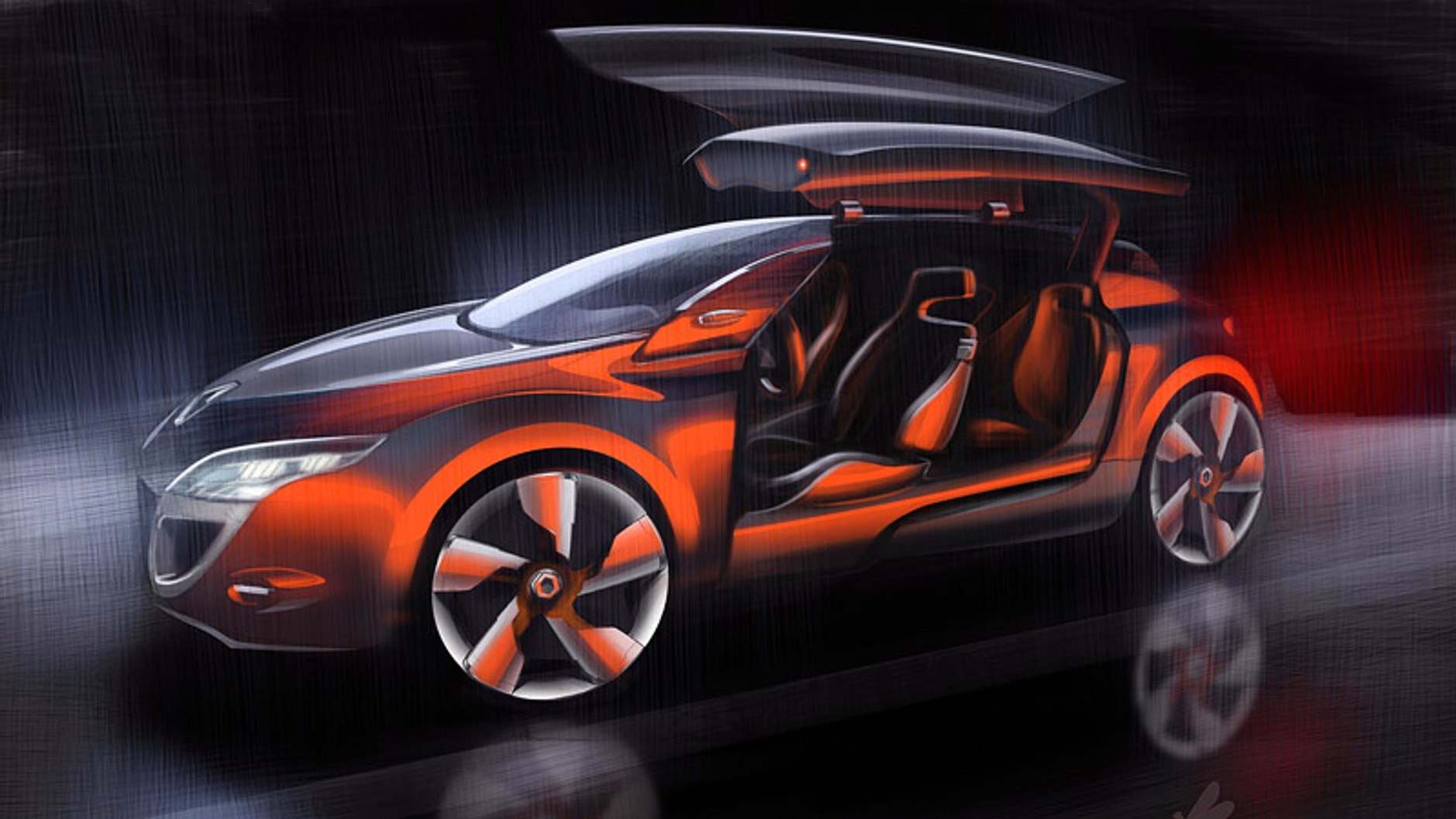 Genewa 2008: Renault Megane Coupe Concept - rewolucja! (fotogaleria + wideo)