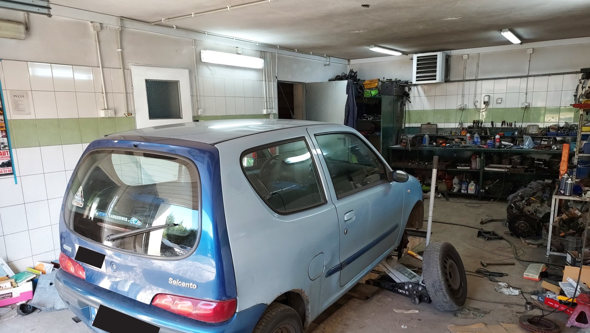 Naprawiany Fiat Seicento