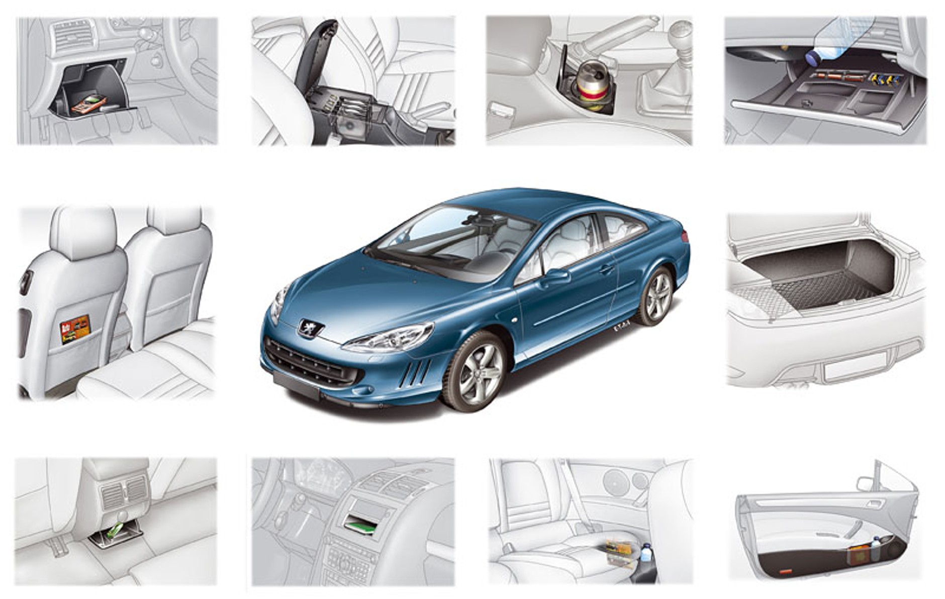 Peugeot 407 Coupé 3,0 V6 HDi: najmocniejszy seryjny Peugeot