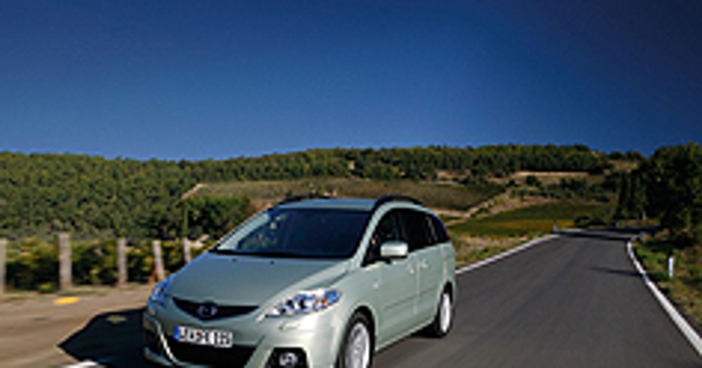 Mazda 5 po liftingu - Widoczny makijaż