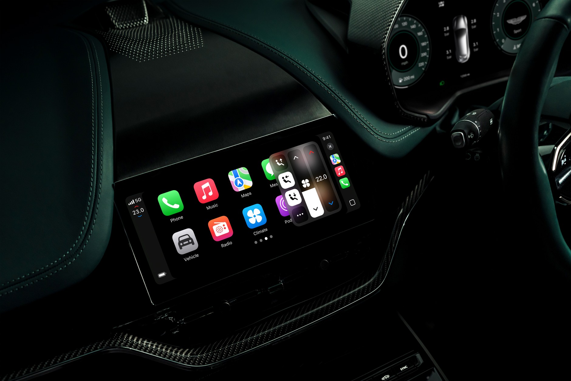 Aston Martin Apple CarPlay Ultra