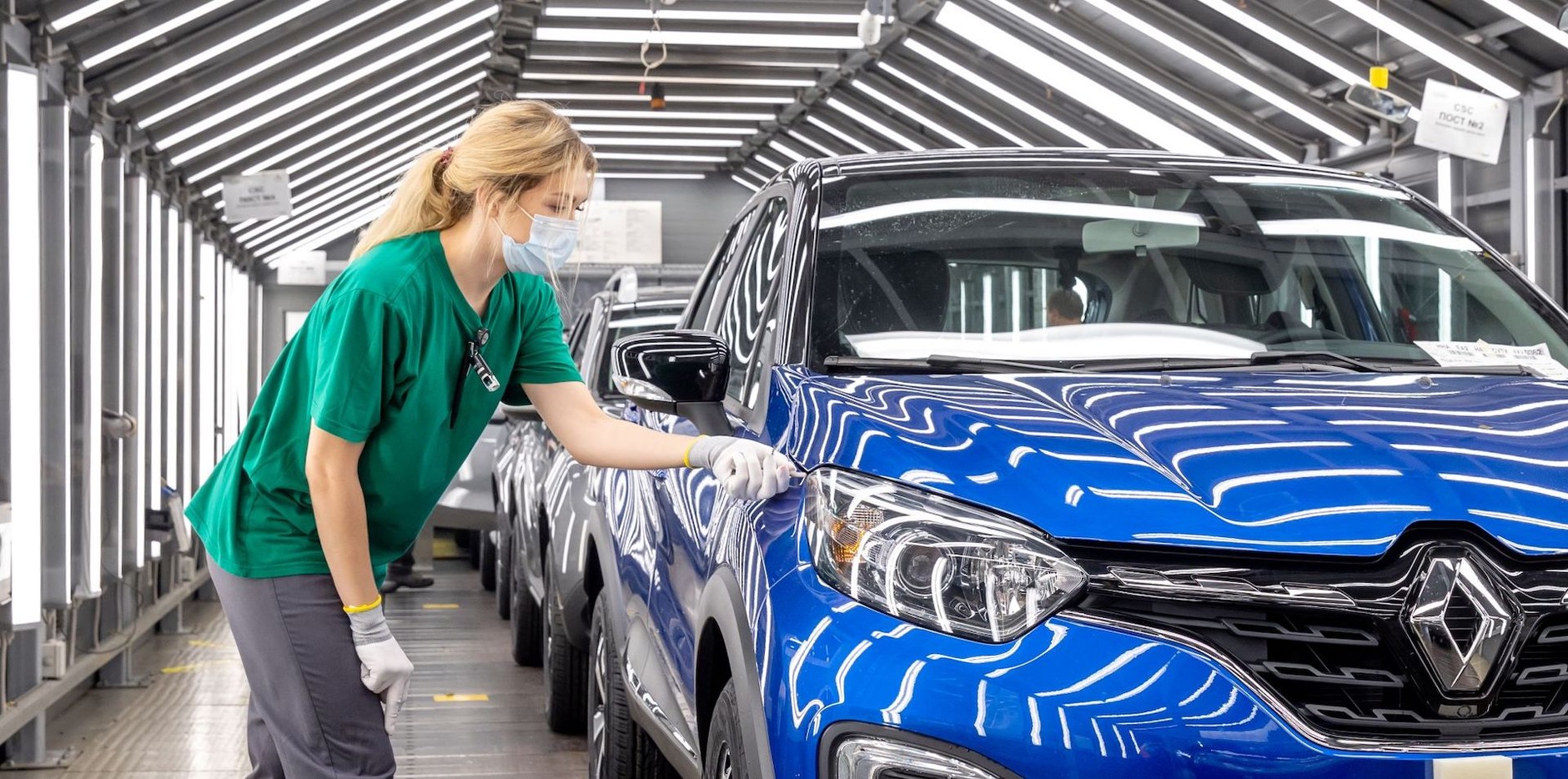 Produkcja w zakładach Renault w Moskwie