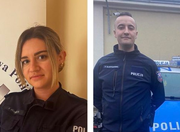 Dwoje policjantów miało wolne, ale nie wahali się ani chwili