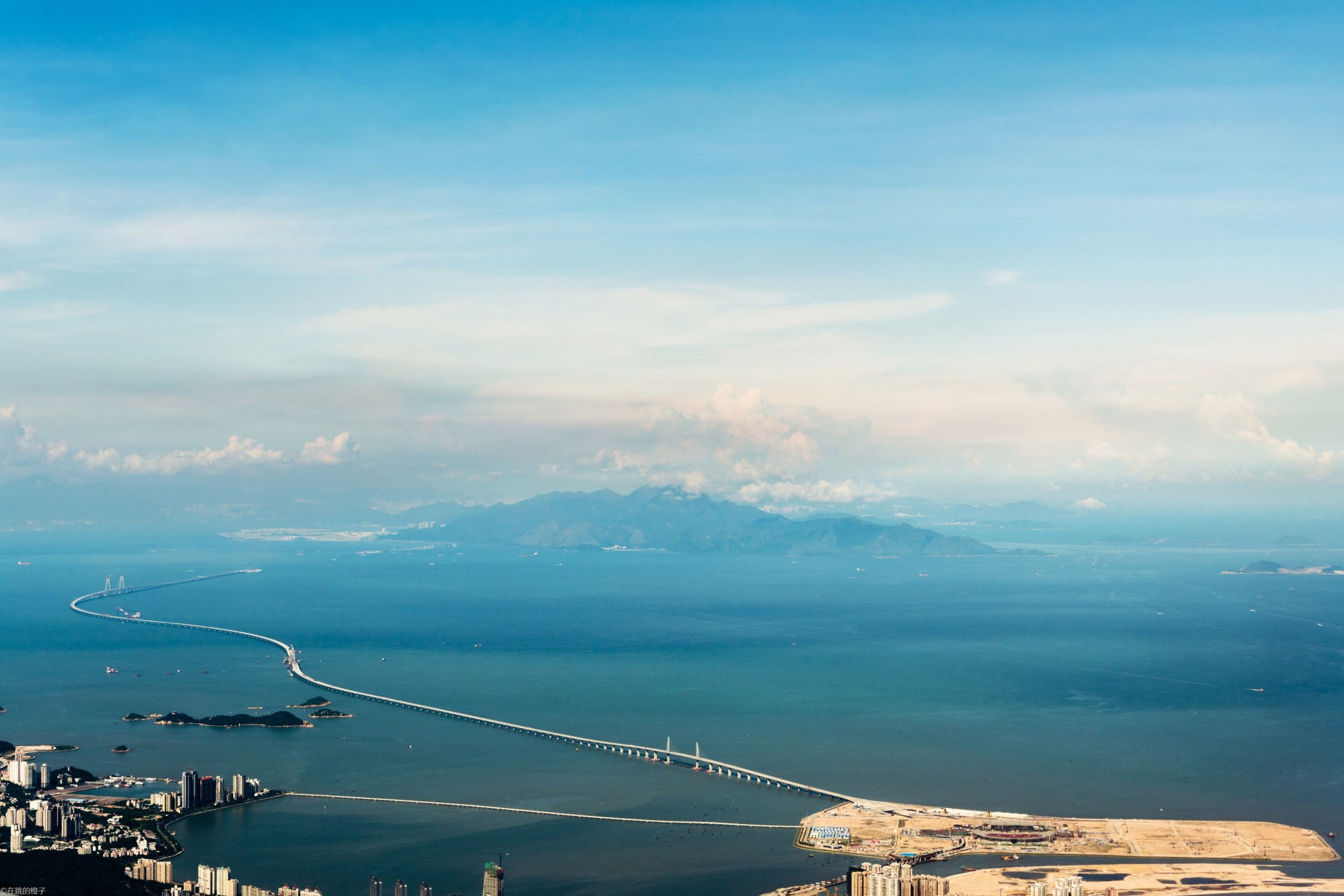 Chiński most Hong Kong - Zhuhai - Macao Bridge (HZMB)