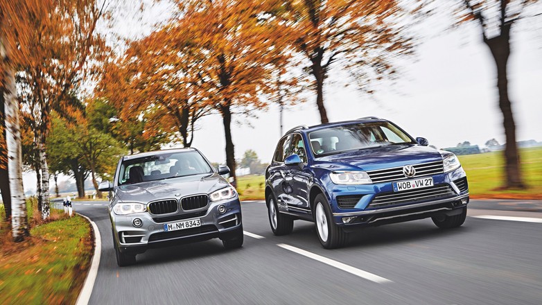BMW X5 xDrive30d kontra VW Touareg V6 3.0 TDI