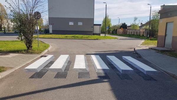 Następne trójwymiarowe przejście dla pieszych w Polsce