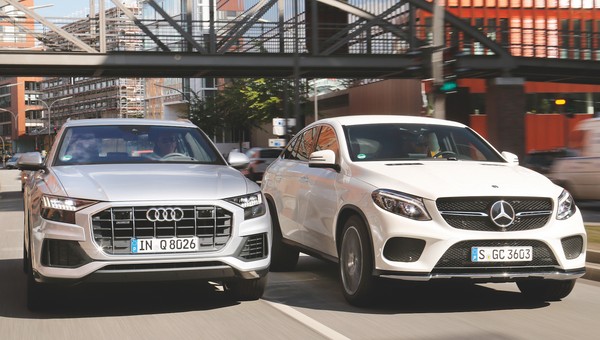 Audi Q8 kontra Mercedes GLE Coupe - porównanie SUV-ów w stylu coupe