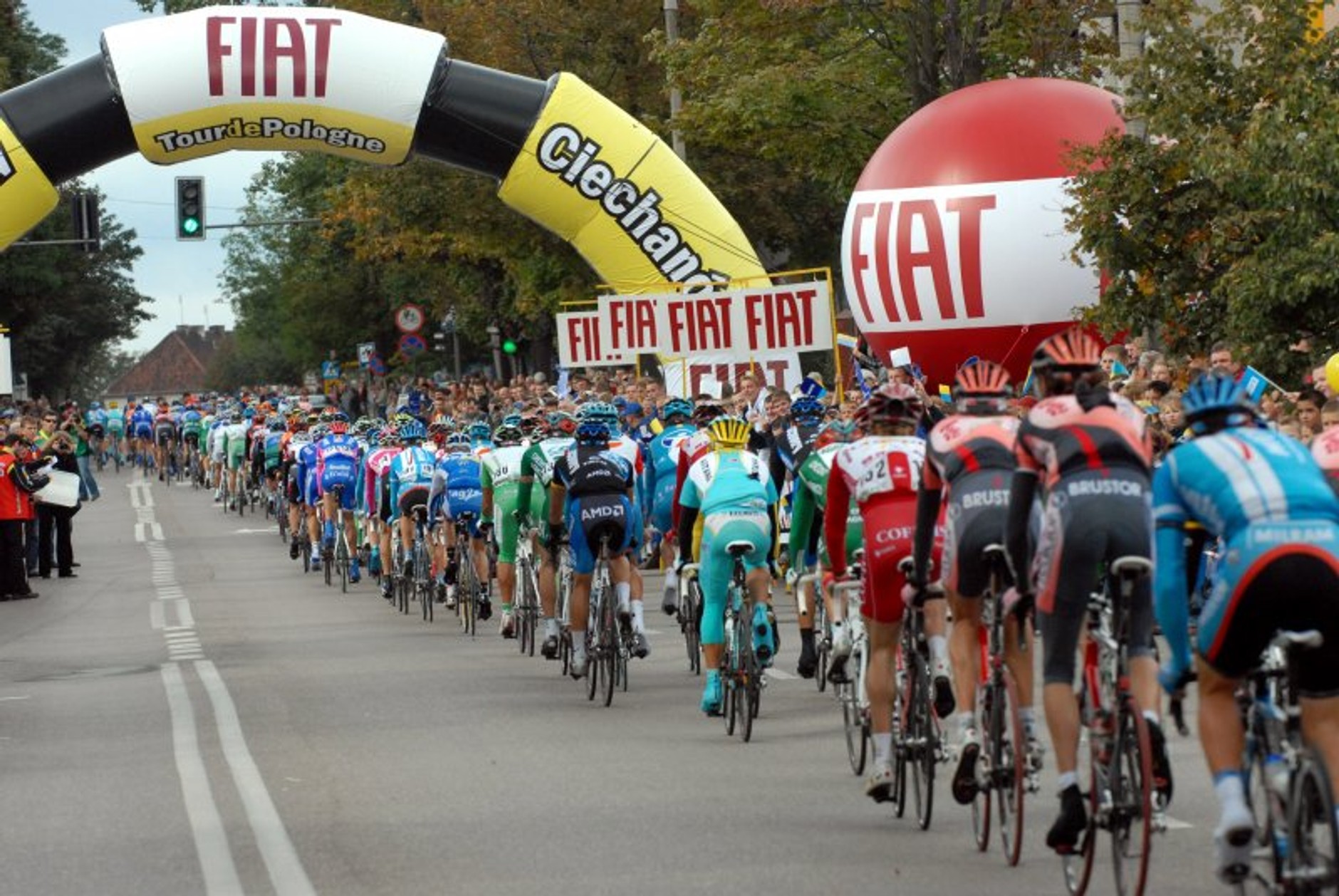 Fiat w peletonie 66. Tour de Pologne