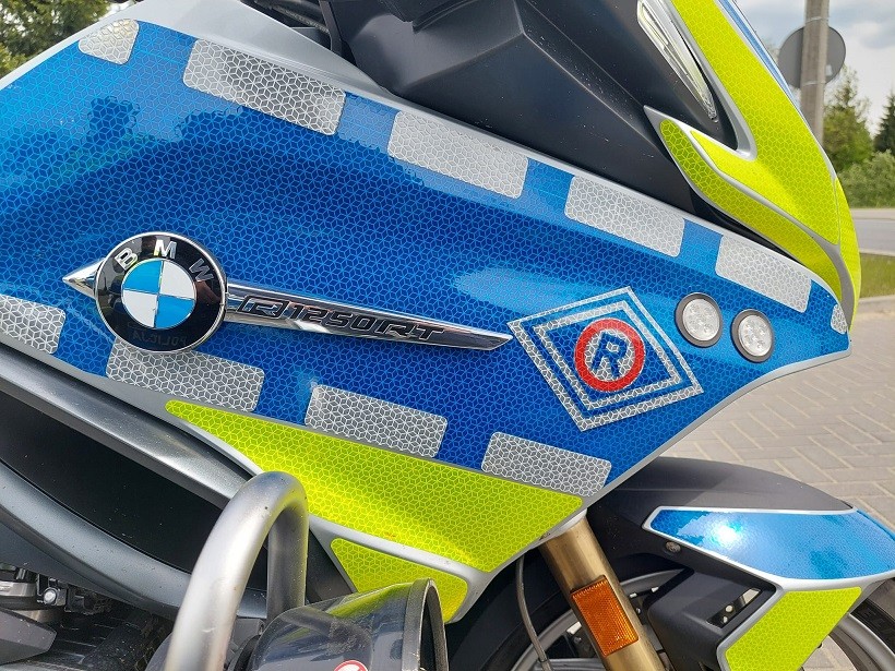 Motocykl bialskiej drogówki