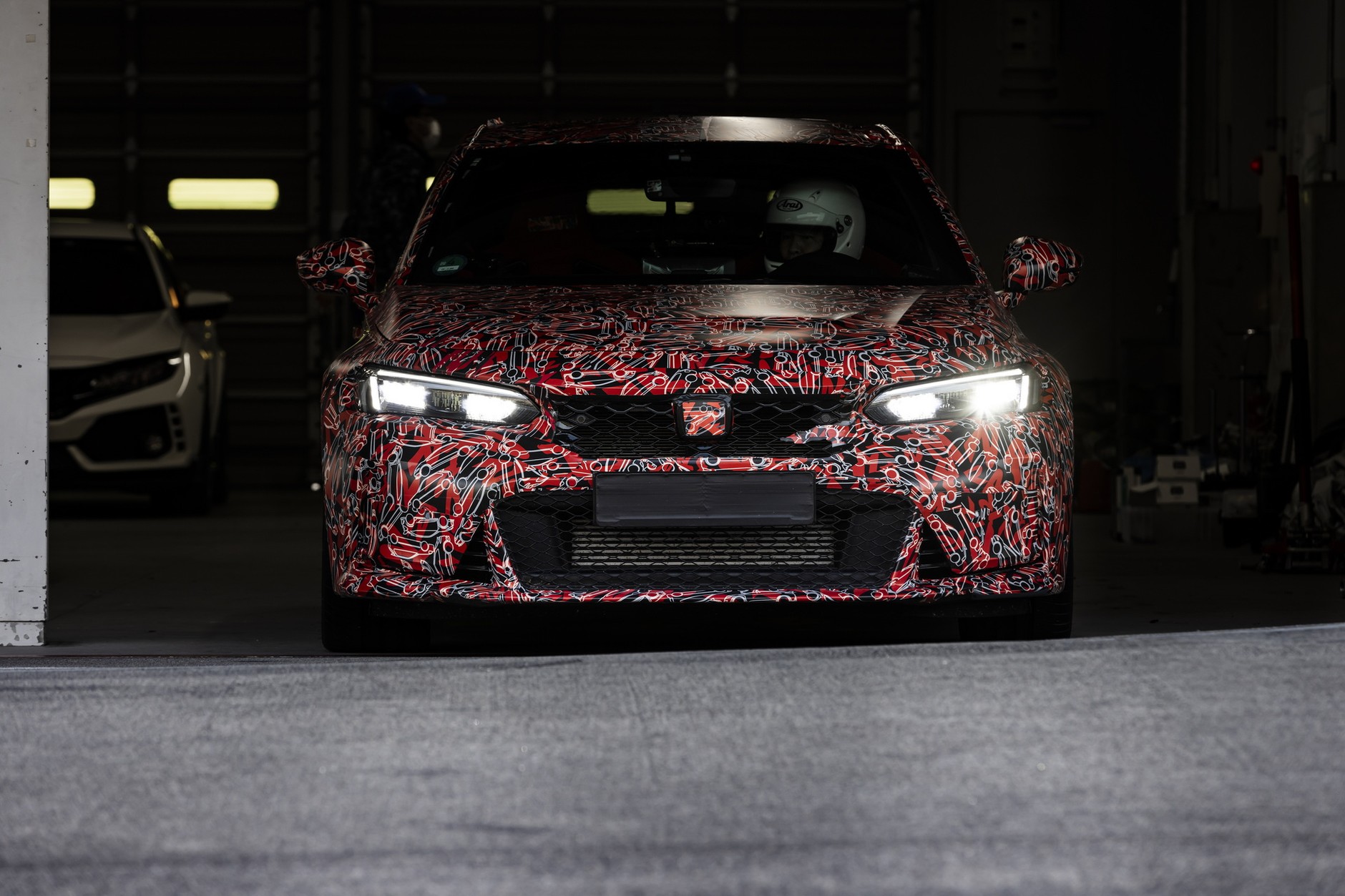 Zakamuflowana prototypowa Honda Civic Type R