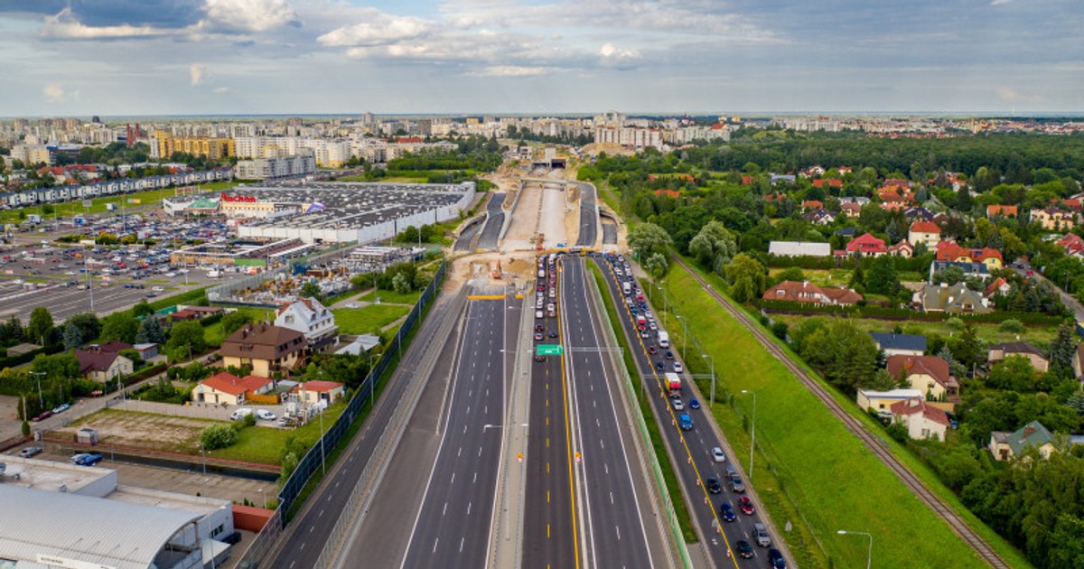 Południowa Obwodnica Warszawy - docelowo połączy się z trasą S50 poprzez odcinek A2