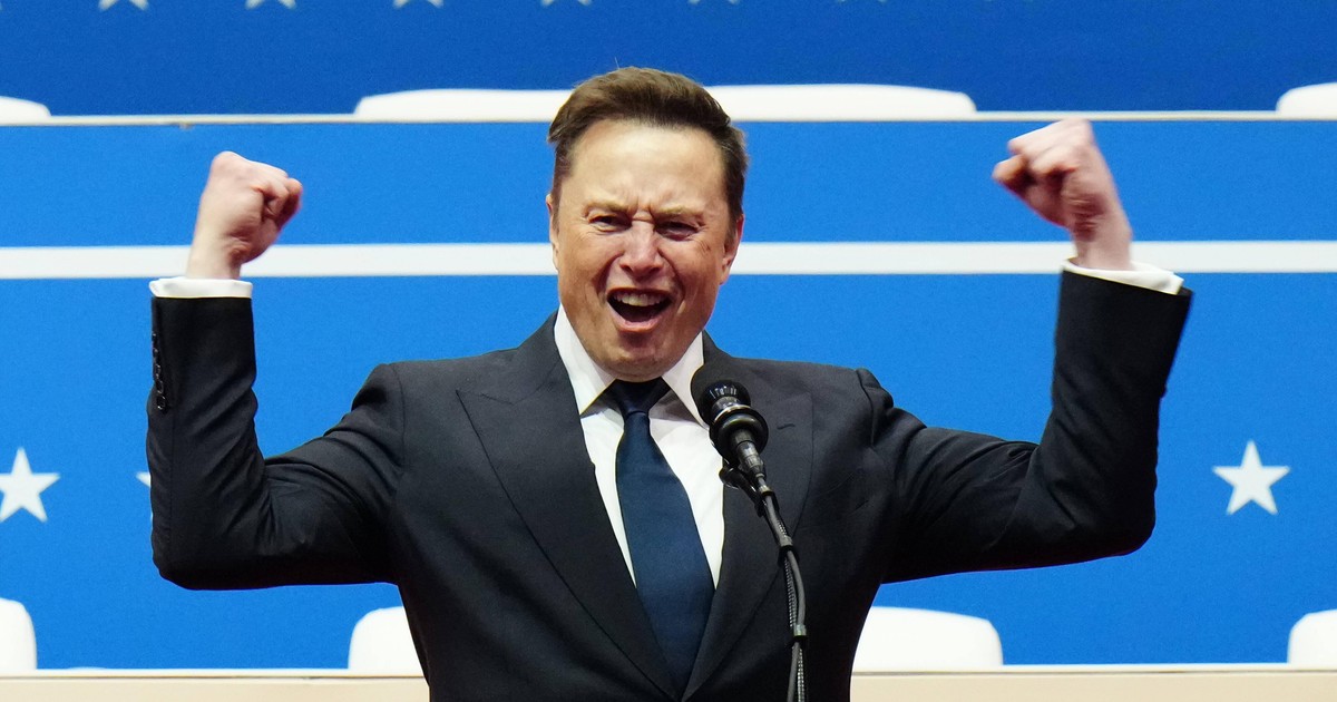Elon Musk, 20 stycznia 2025 r.