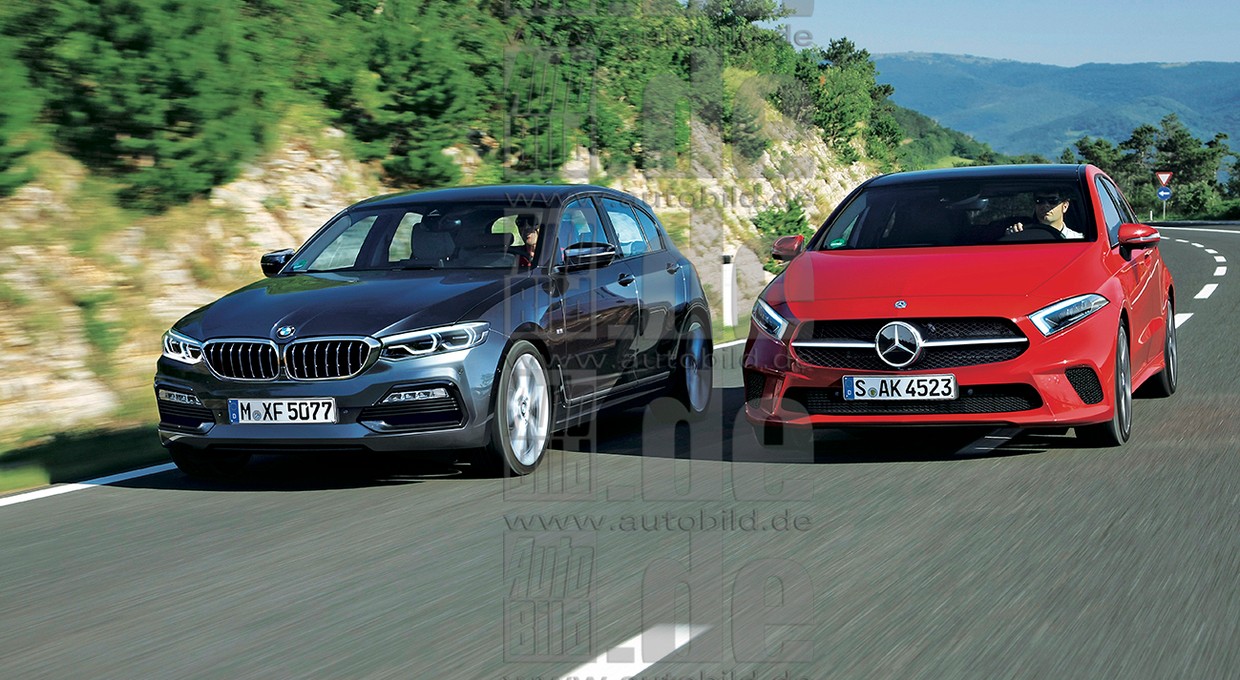 Frontalny atak BMW i Mercedesa