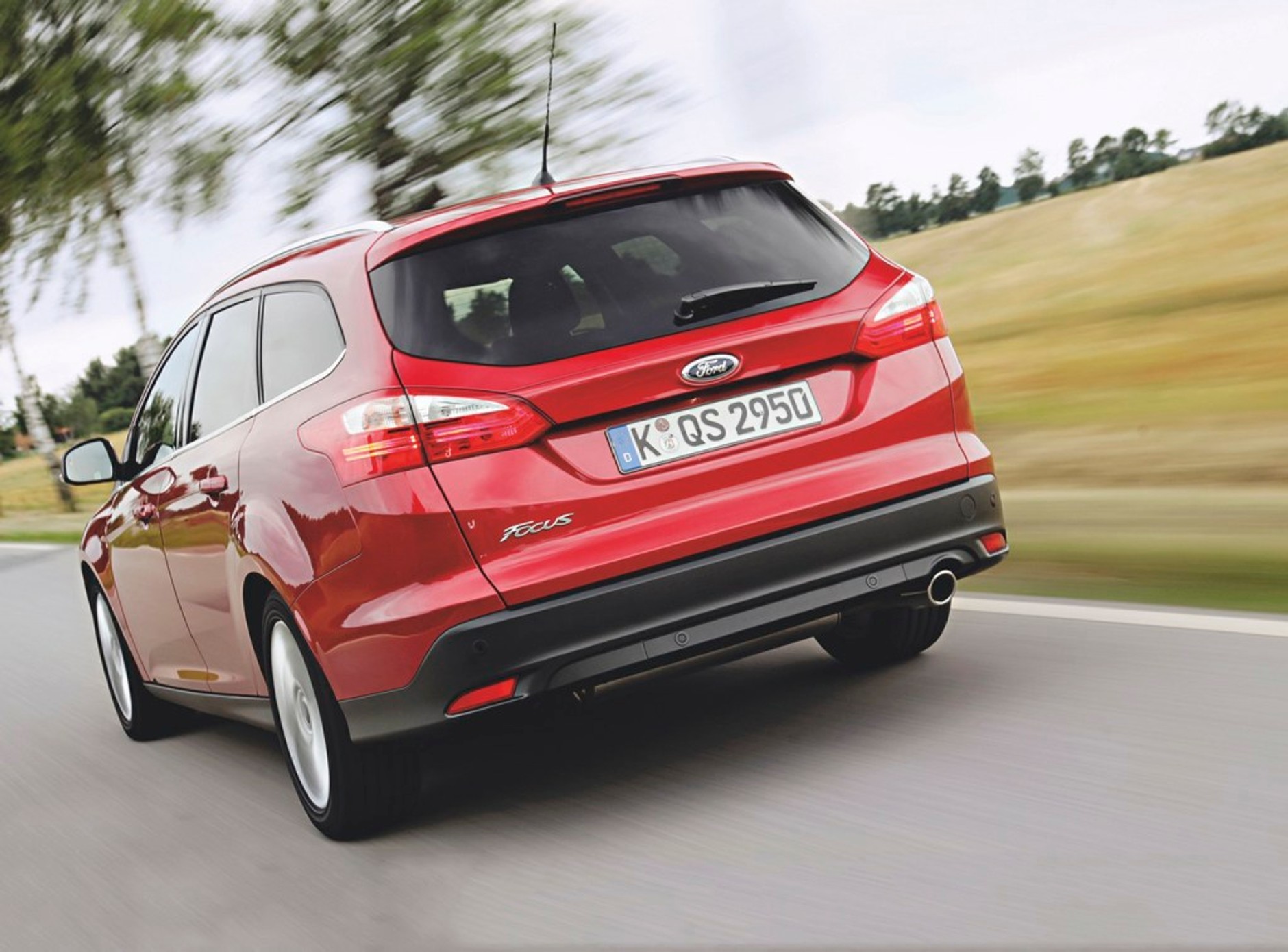 Ford Focus kombi, jazda