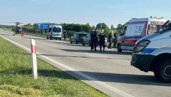 Bohaterska akcja ratunkowa na A1. Ruszyli na pomoc nieprzytomnemu
