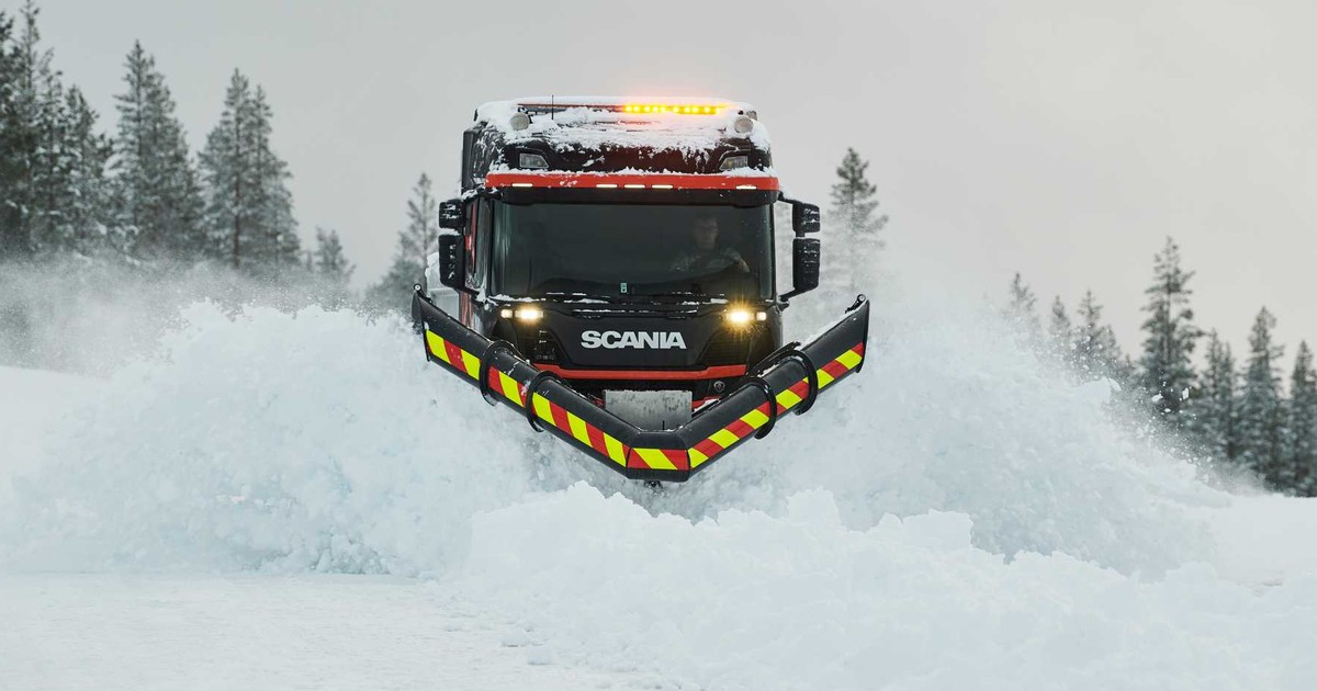 Odśnieżanie w Norwegii