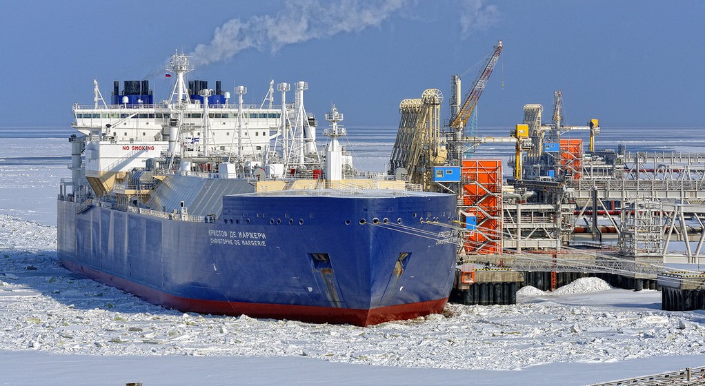 Gazowiec do przewozu LNG z Jamału w Rosji