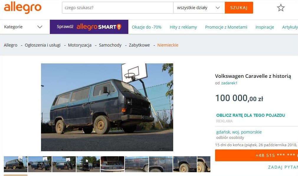 Auto Wałęsy na sprzedaż
