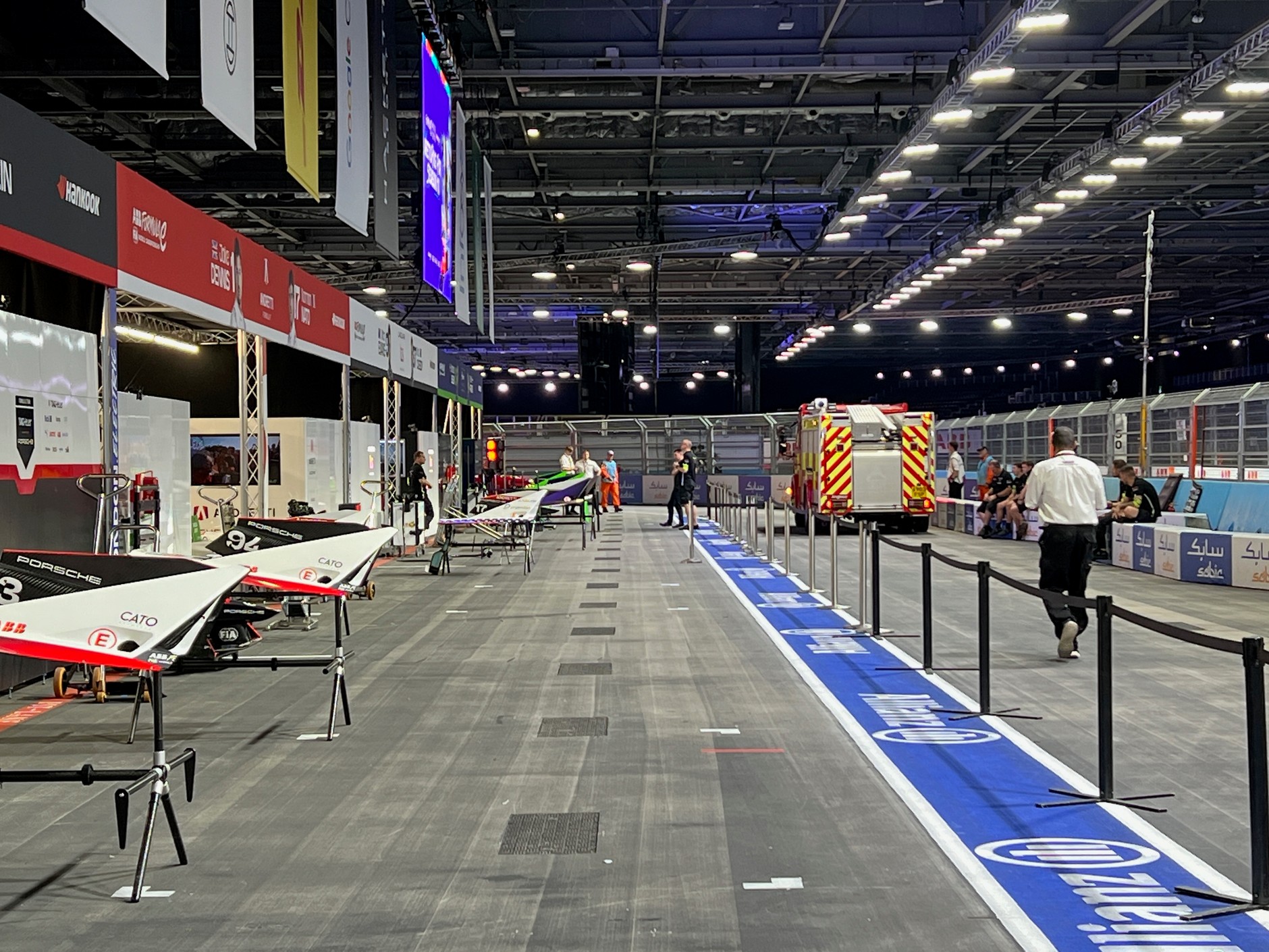 Wyścigi Formuły E na torze ExCel w Londynie