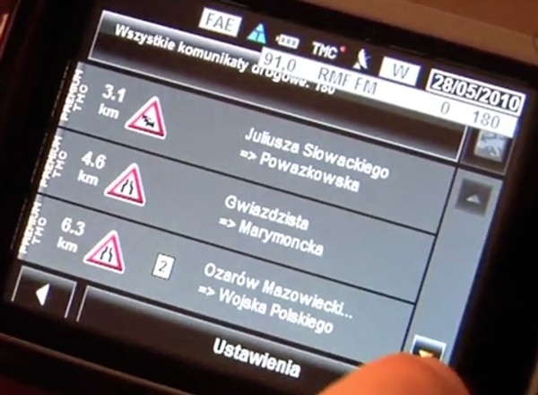 Nawigacje - TMC w Polsce