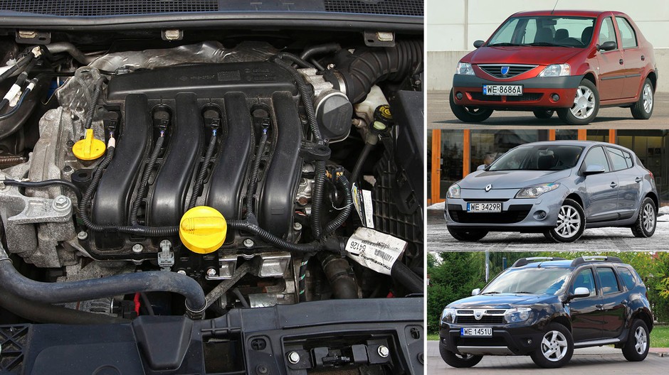 Renault seria K 1.6 8V i 16V (1995-2014); koszt instalacji LPG: od 2300 zł