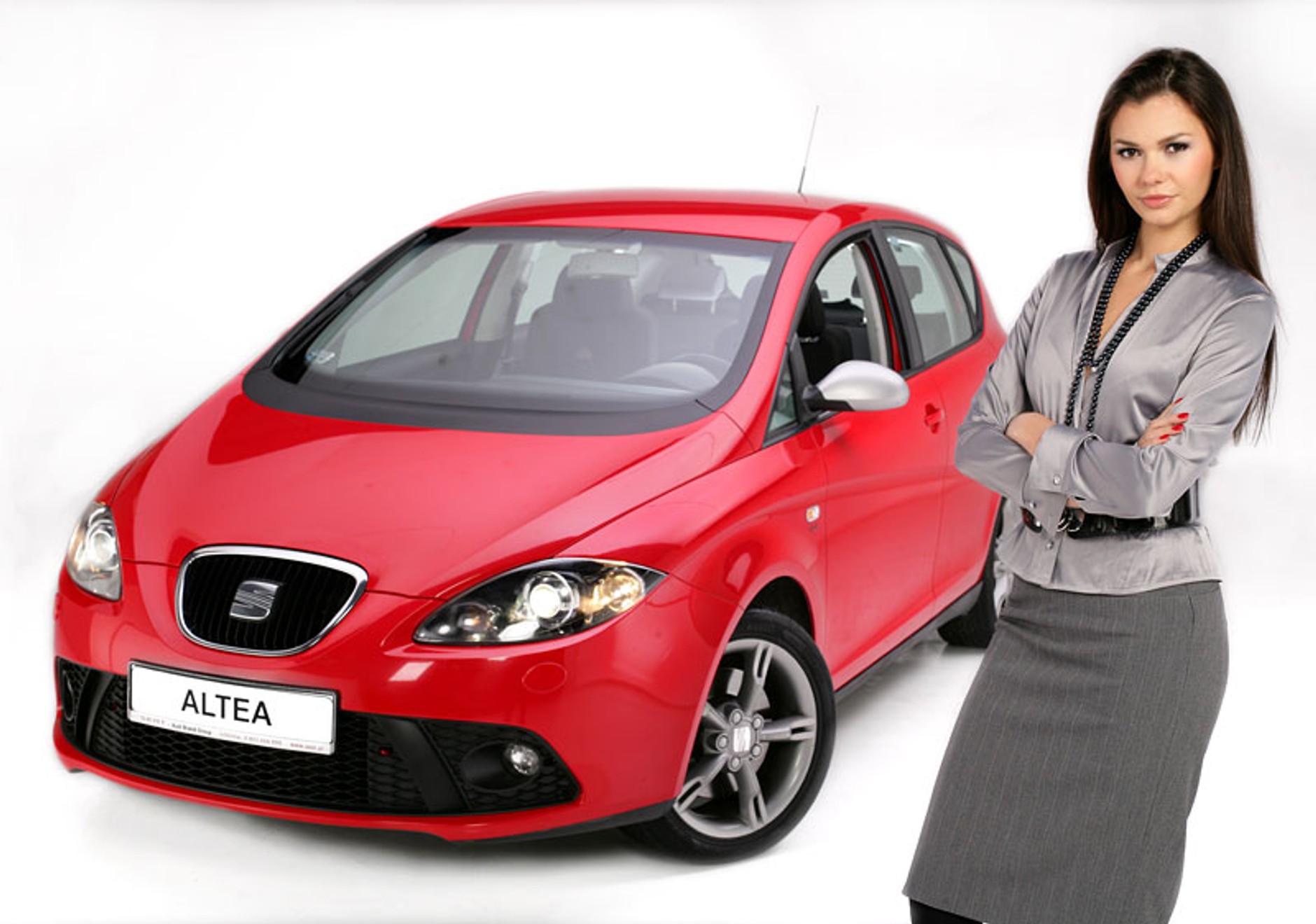 Miss Polonia 2007: sesja zdjęciowa z Seatem