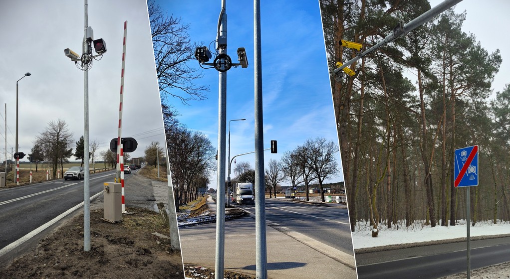Nowy odcinkowy pomiar prędkości i kamery monitorujące przejazd na czerwonym świetle