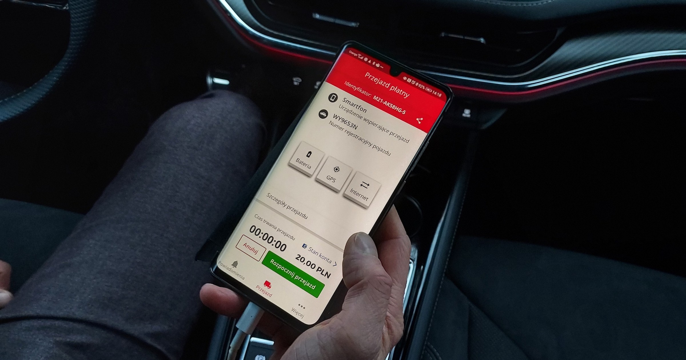 Aplikacja e-Toll - zdjęcie ilustracyjne