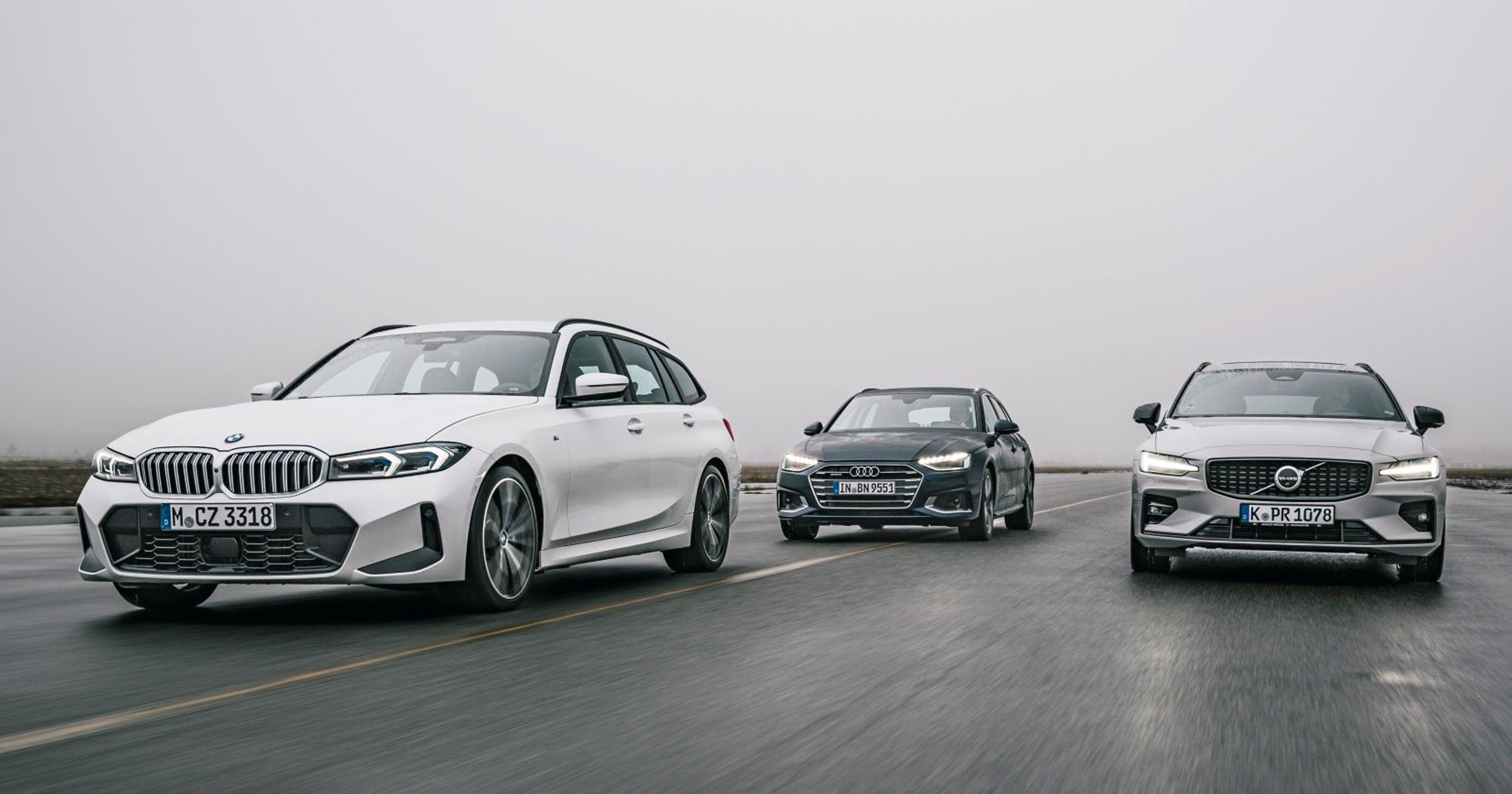 Audi A4 Avant, BMW serii 3 Touring, Volvo V60