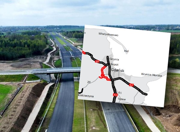 Trzy tygodnie zmian na obwodnicy Trójmiasta (OMT). Kierowcy muszą zagryźć zęby