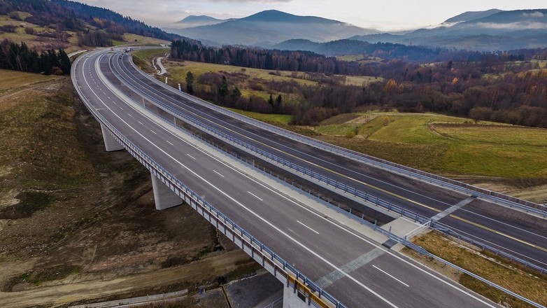 Zakopianka na odcinku Lubień - Naprawa