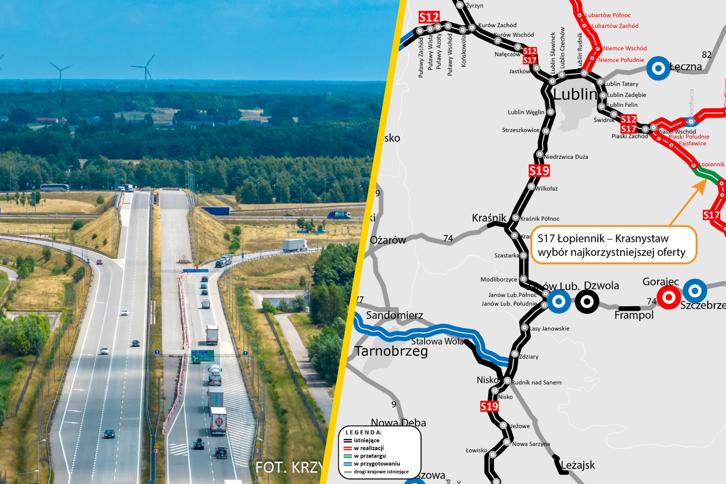 Droga S17 cały czas rośnie. Kolejny krok do nowych 9 km na wschodzie