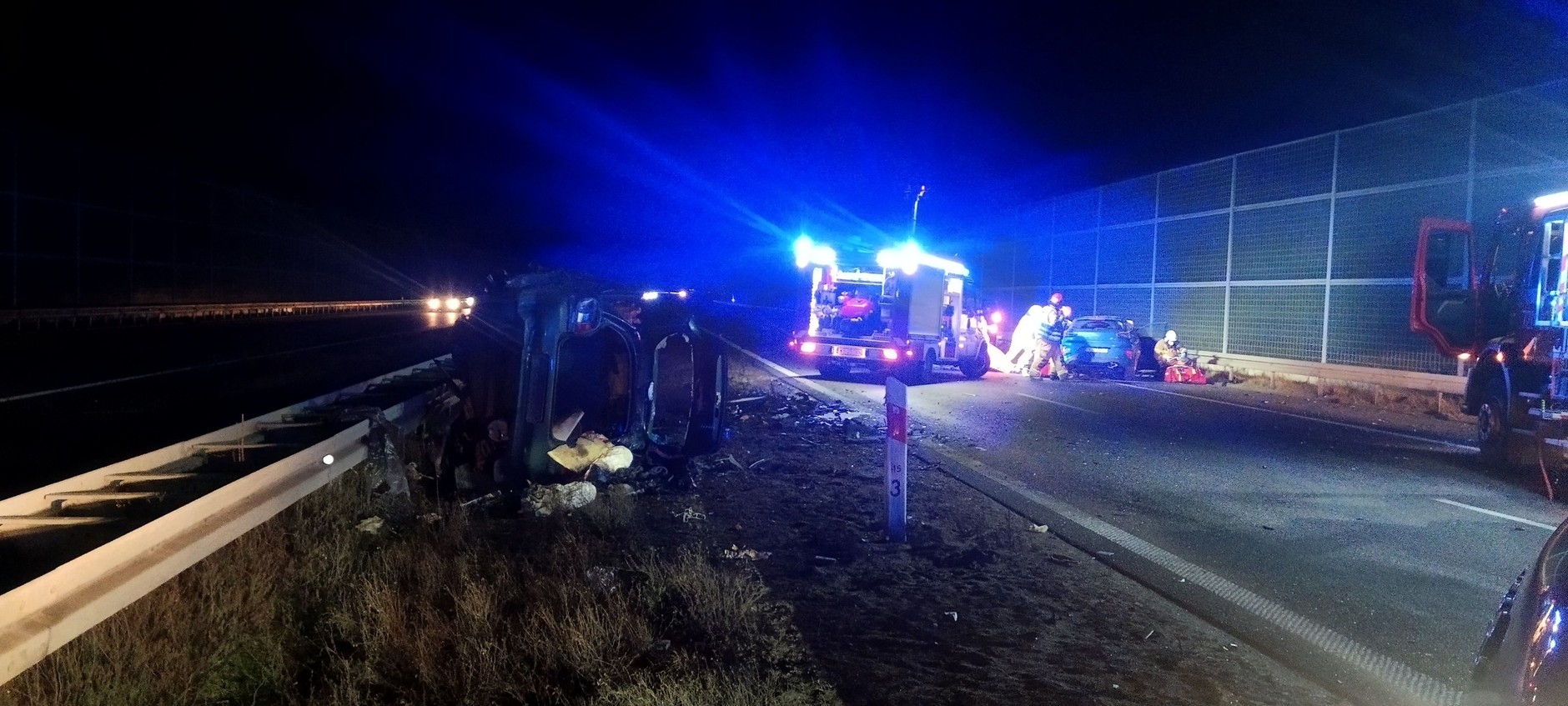 Śmiertelny wypadek na A2 (1.02.2025)