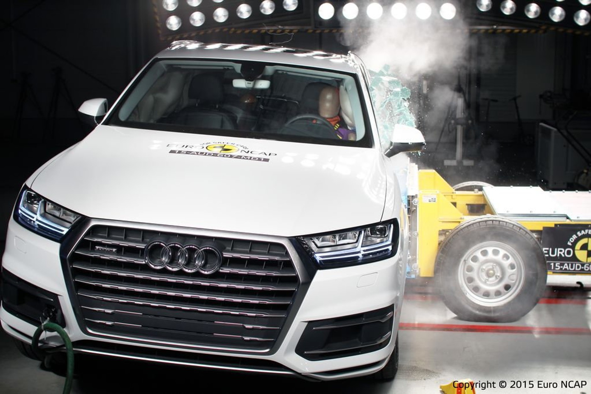 Audi Q7 - pięć gwiazdek w teście EuroNCAP