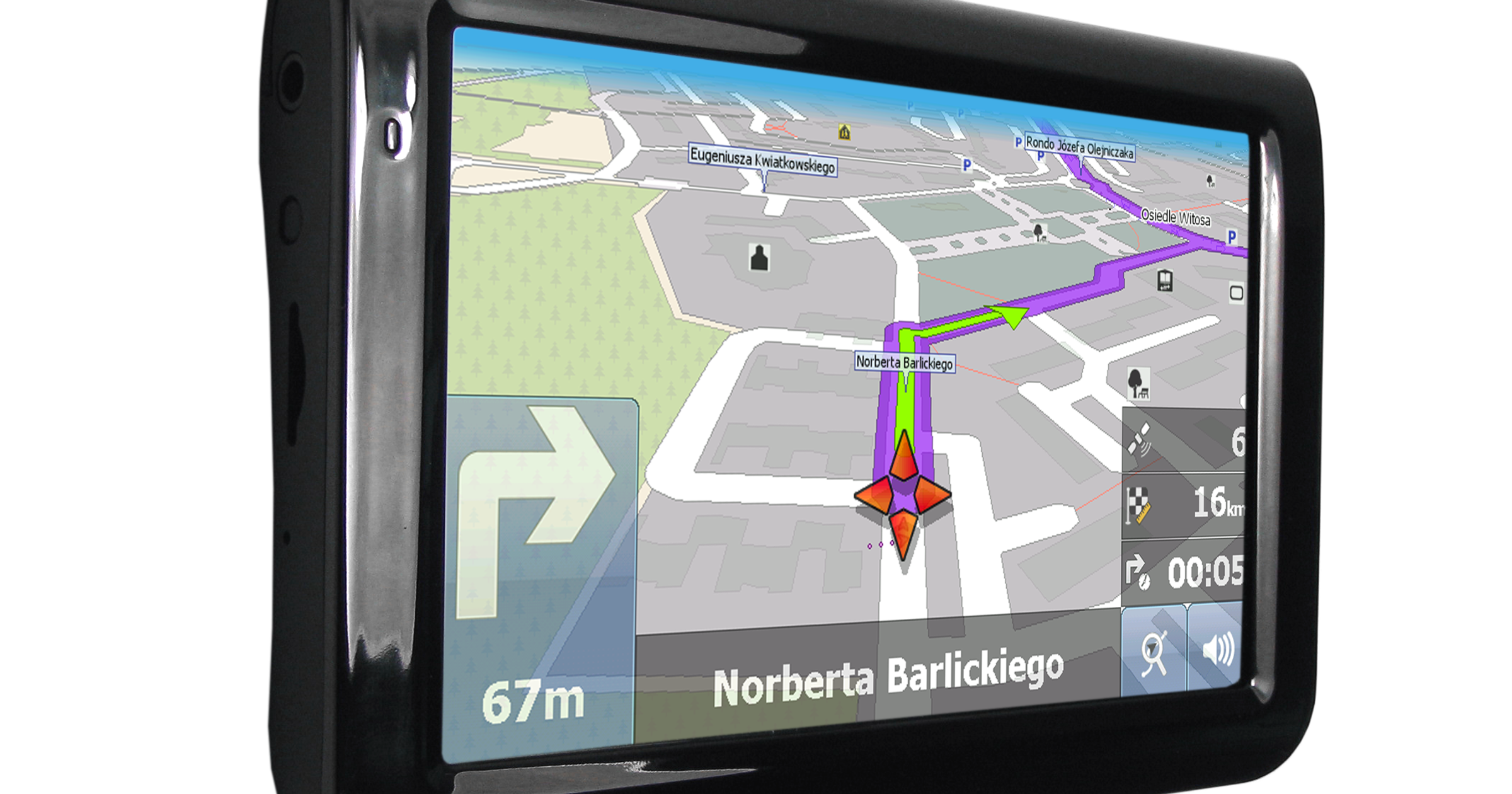 NavRoad-X5 z bezpłatnym programem nawigacyjnym i darmowymi mapami OSM