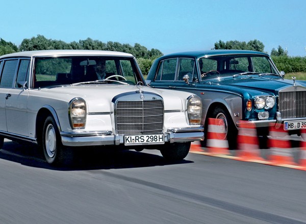 Mercedes 600 kontra Rolls-Royce Silver Shadow - supertechnika czy wyższe sfery?